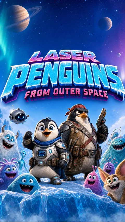 Laser Penguins from Outer Space poster